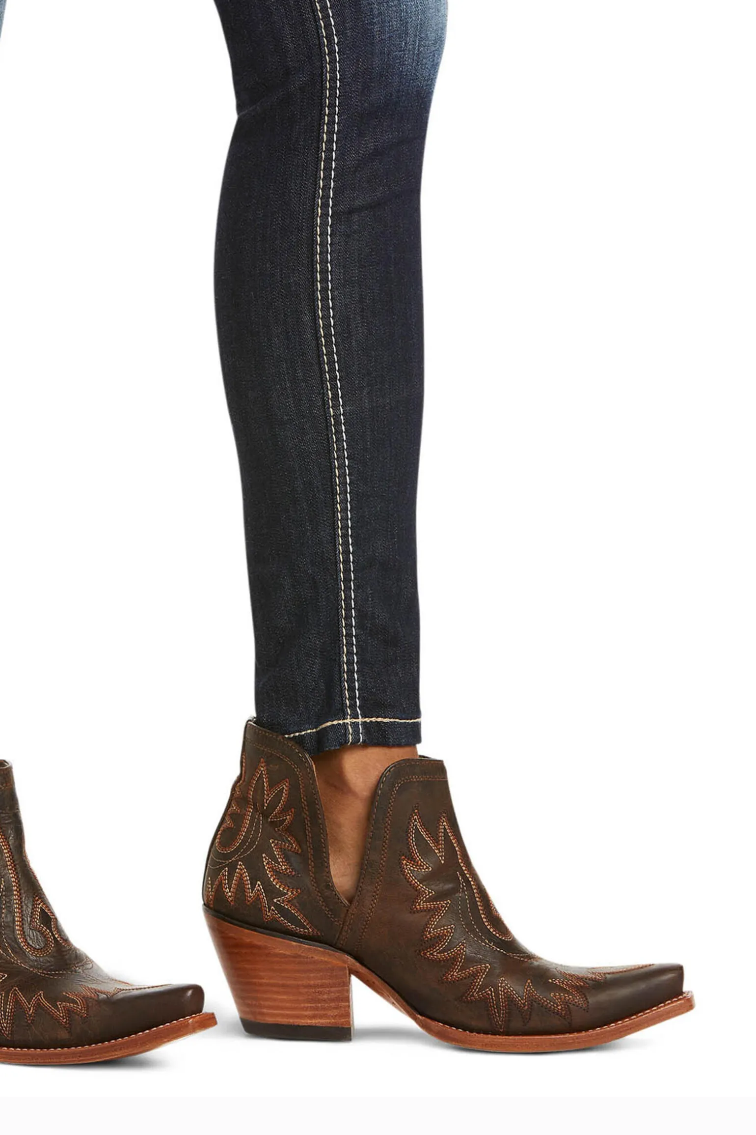 Ariat Real Mid Rise Skinny Ella, dame