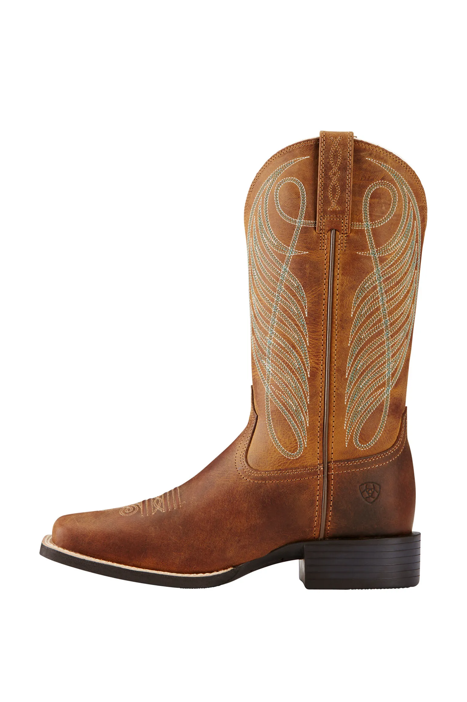 Ariat Round Up Wide Square Toe dames westernstøvler