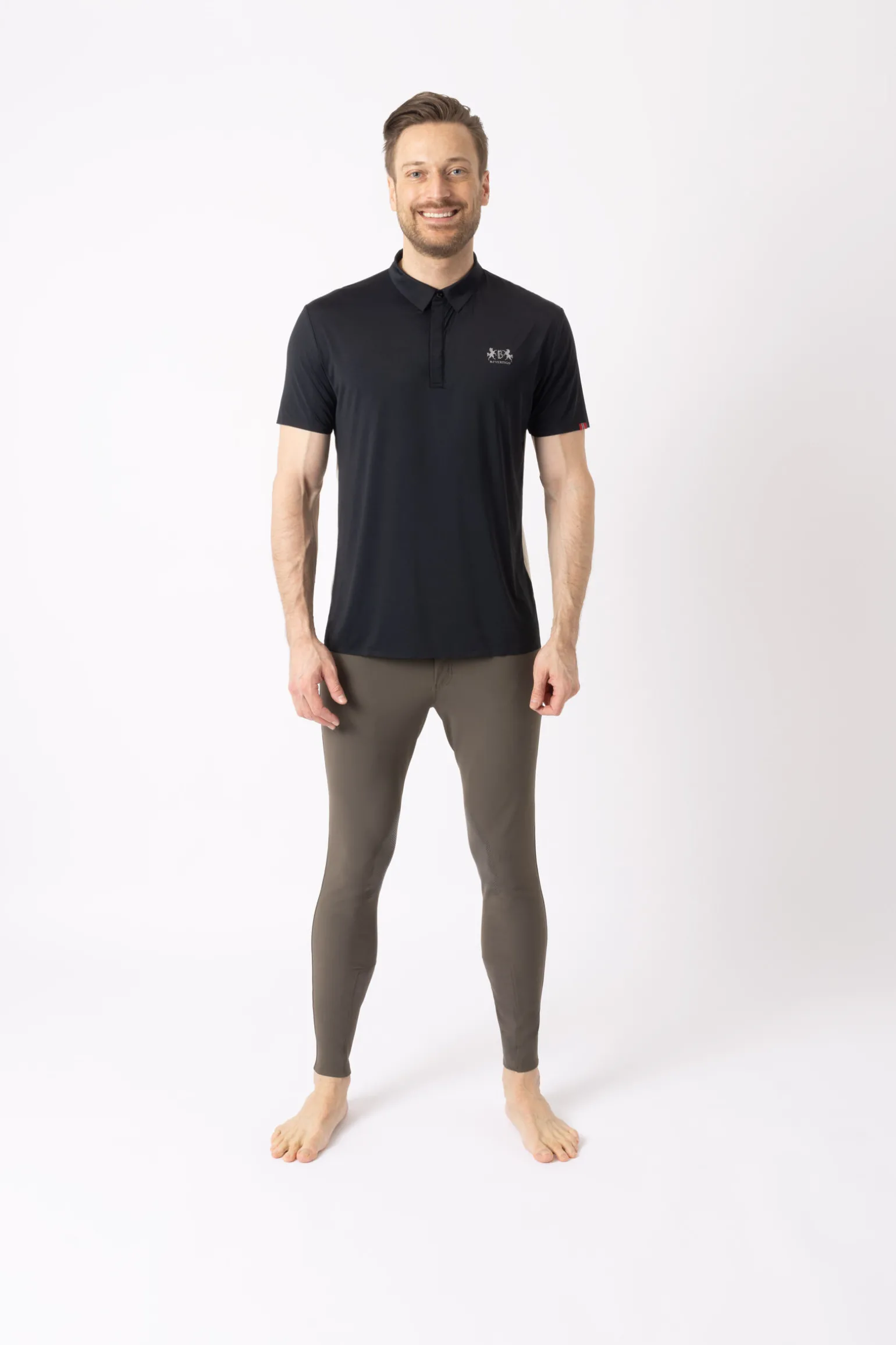 B Vertigo Aidan sømløs poloskjorte til herre