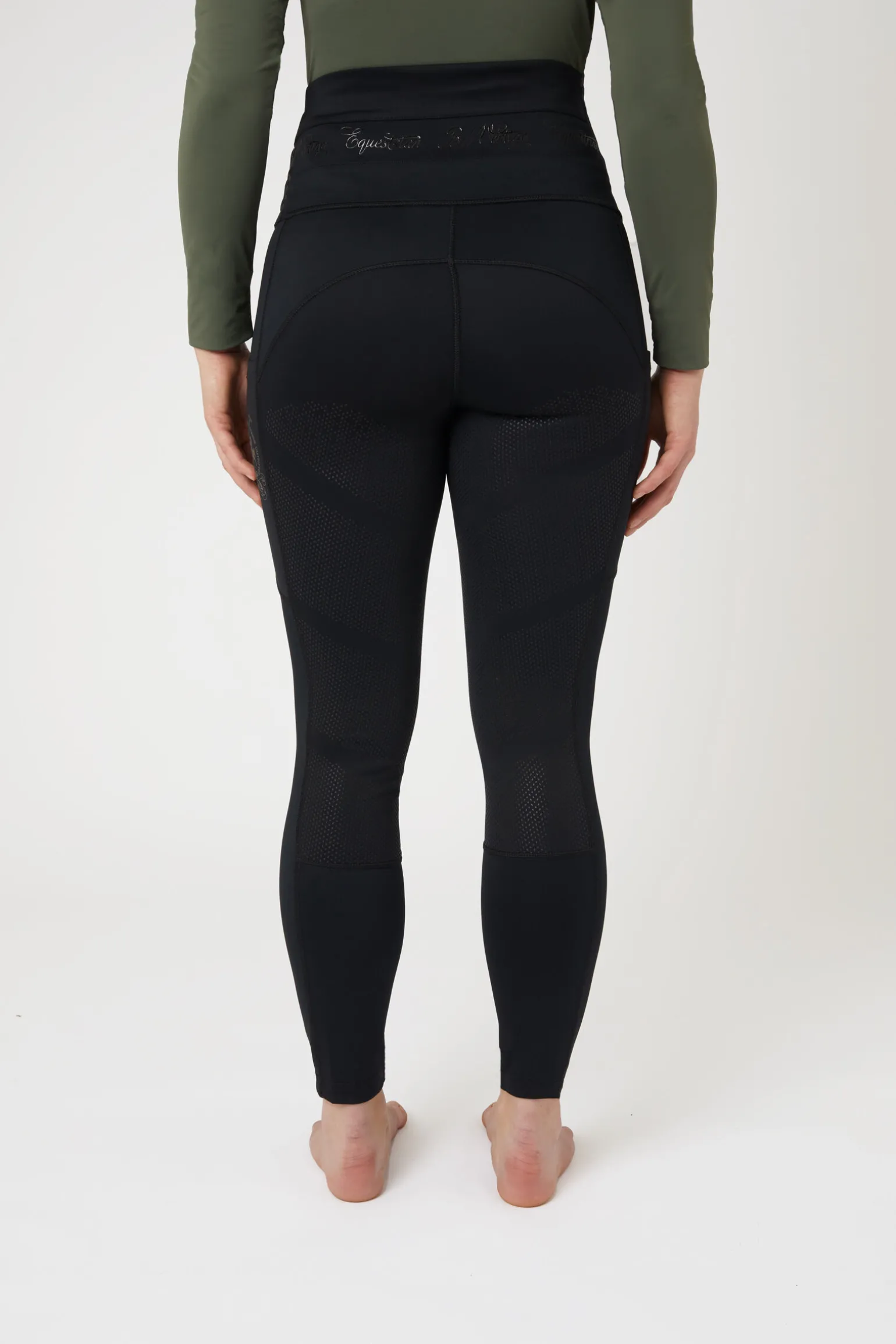 B Vertigo Caitlin helforsterket ridetights med høyt liv til dame