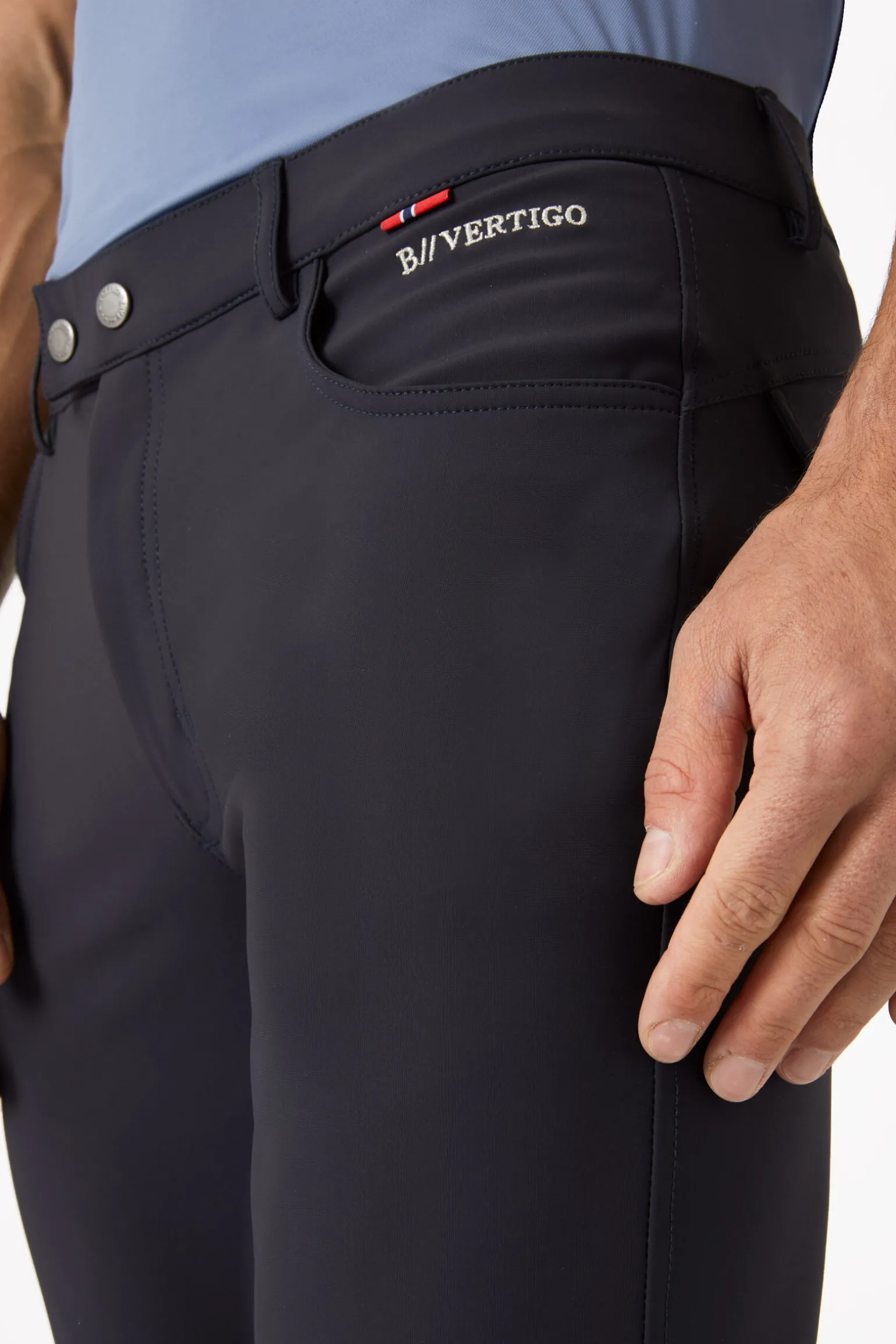 B Vertigo Damien kneforsterket ridebukse, herre