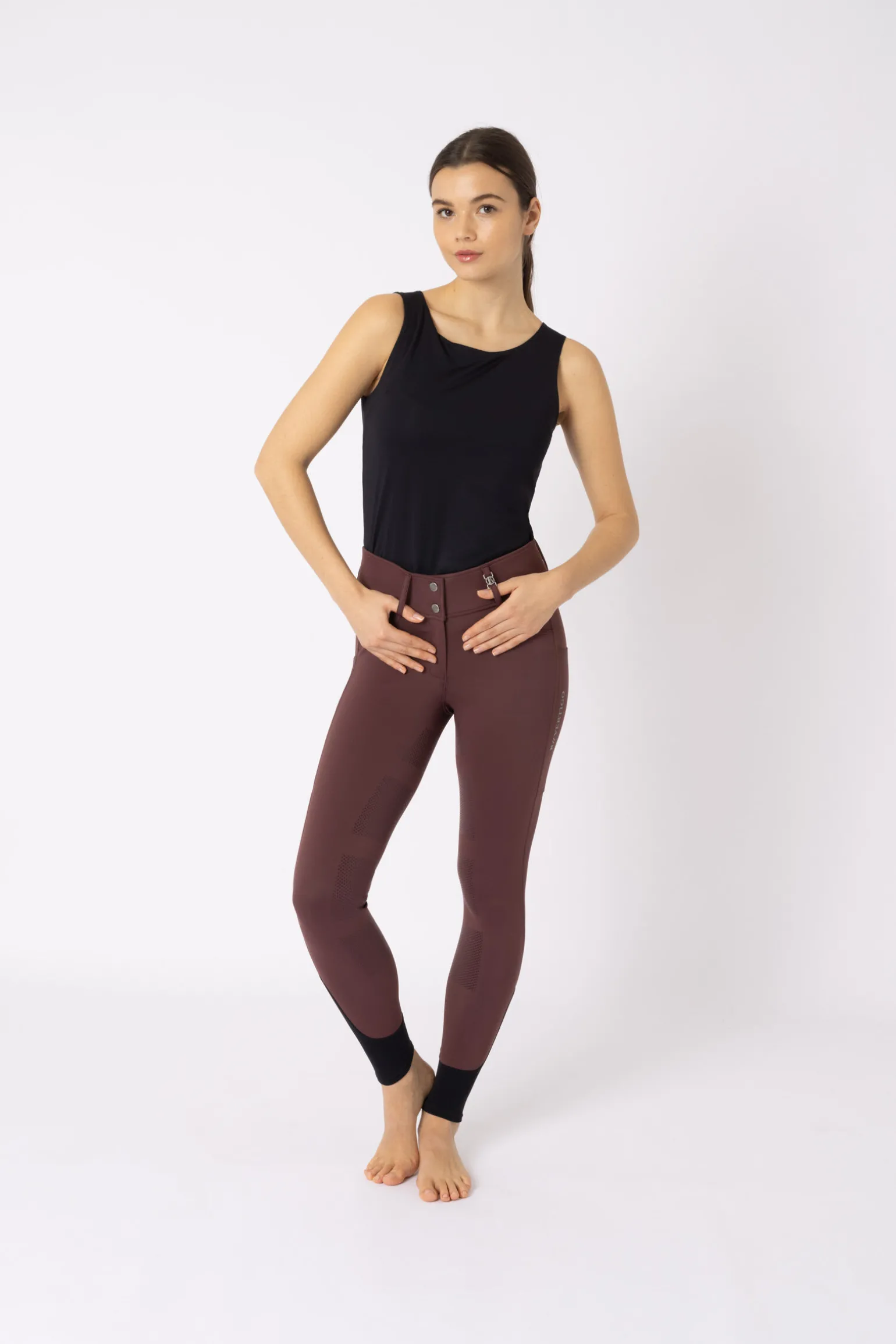 B Vertigo Elea helforsterket ridebukse til dame