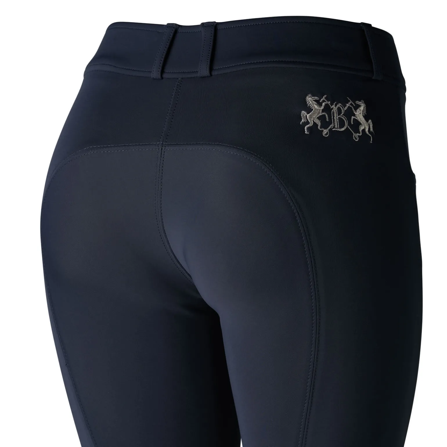 B Vertigo Meghan ridebukse med kneforstering i silikon, dame