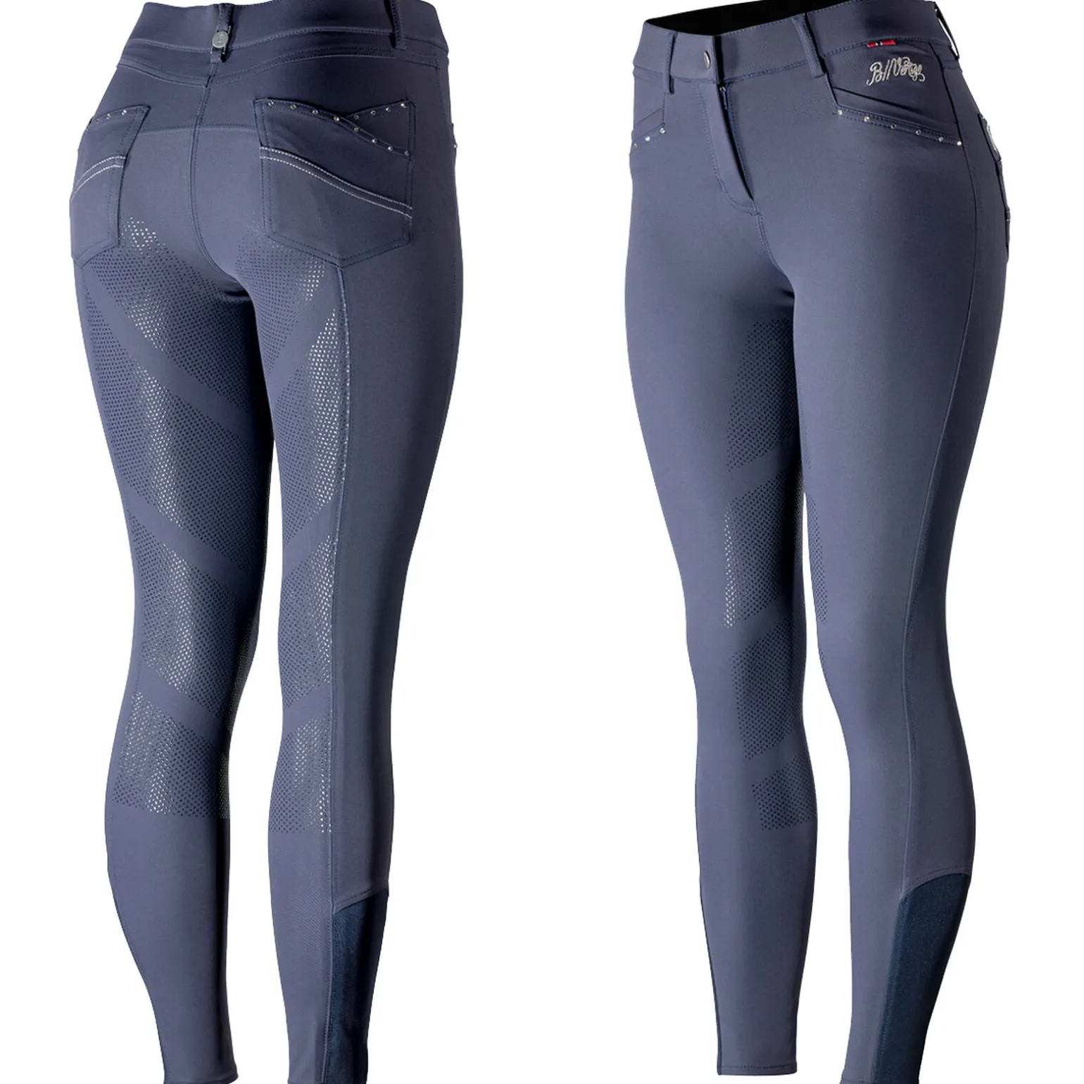 B Vertigo Olivia helforsterket ridebukse med silikon, dame