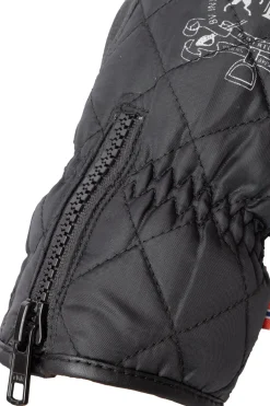 B Vertigo Onyx Vanntette polstrede ridehansker