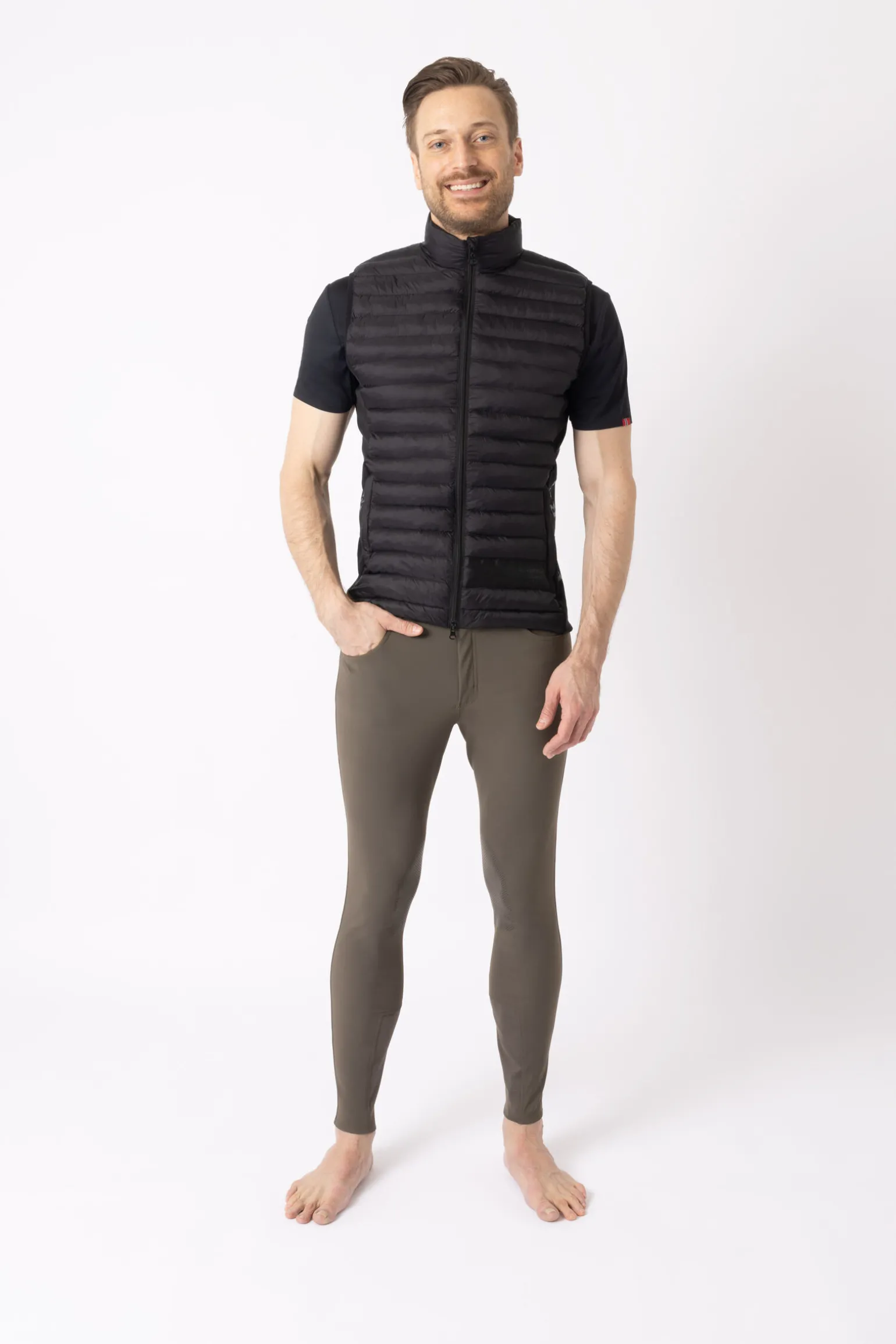 B Vertigo Simon svært lett, fôret ridevest til herre