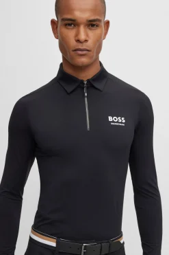 Boss Elton Signature Stripe Trenings-poloskjorte for menn