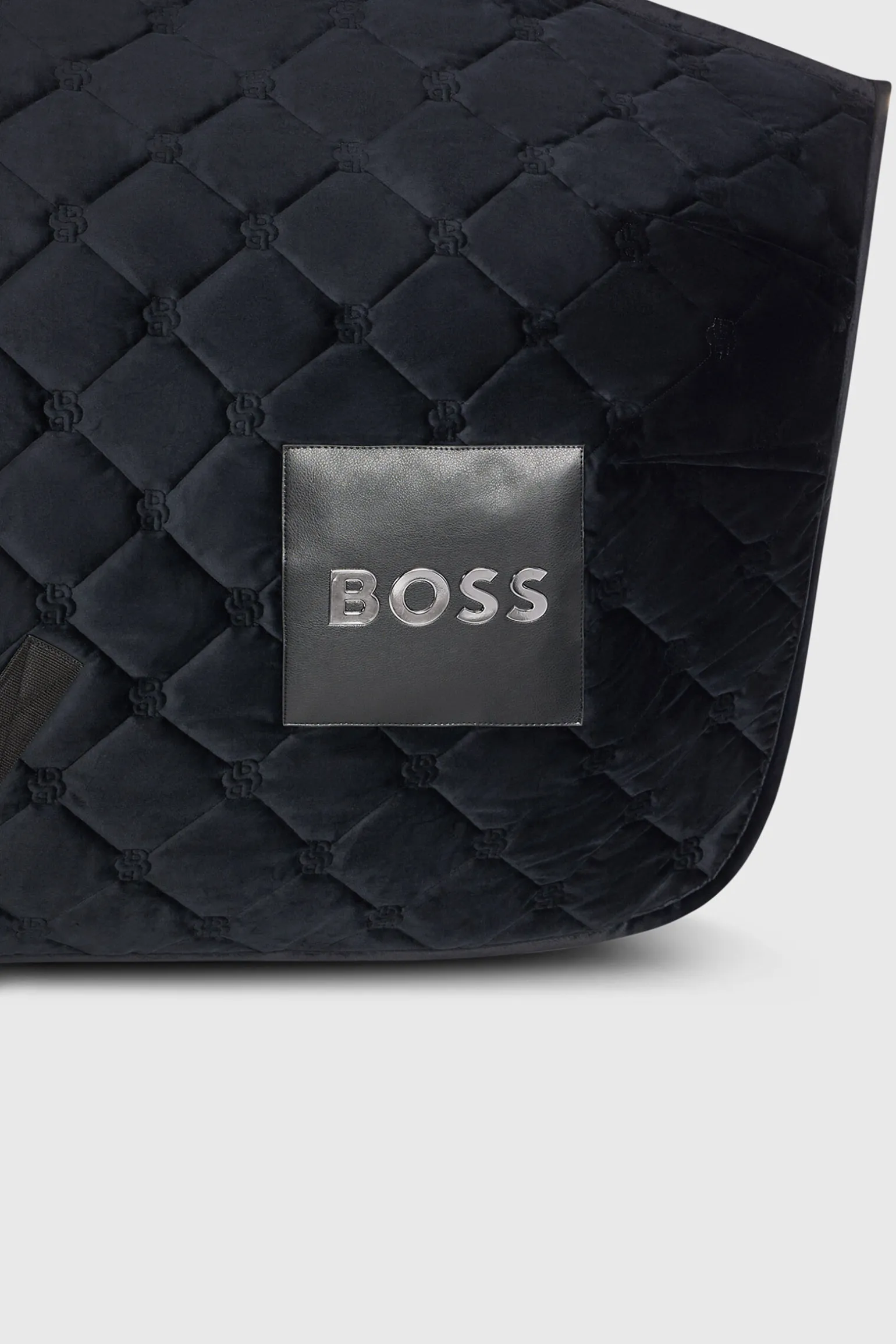 Boss fløyelsmykt teppe