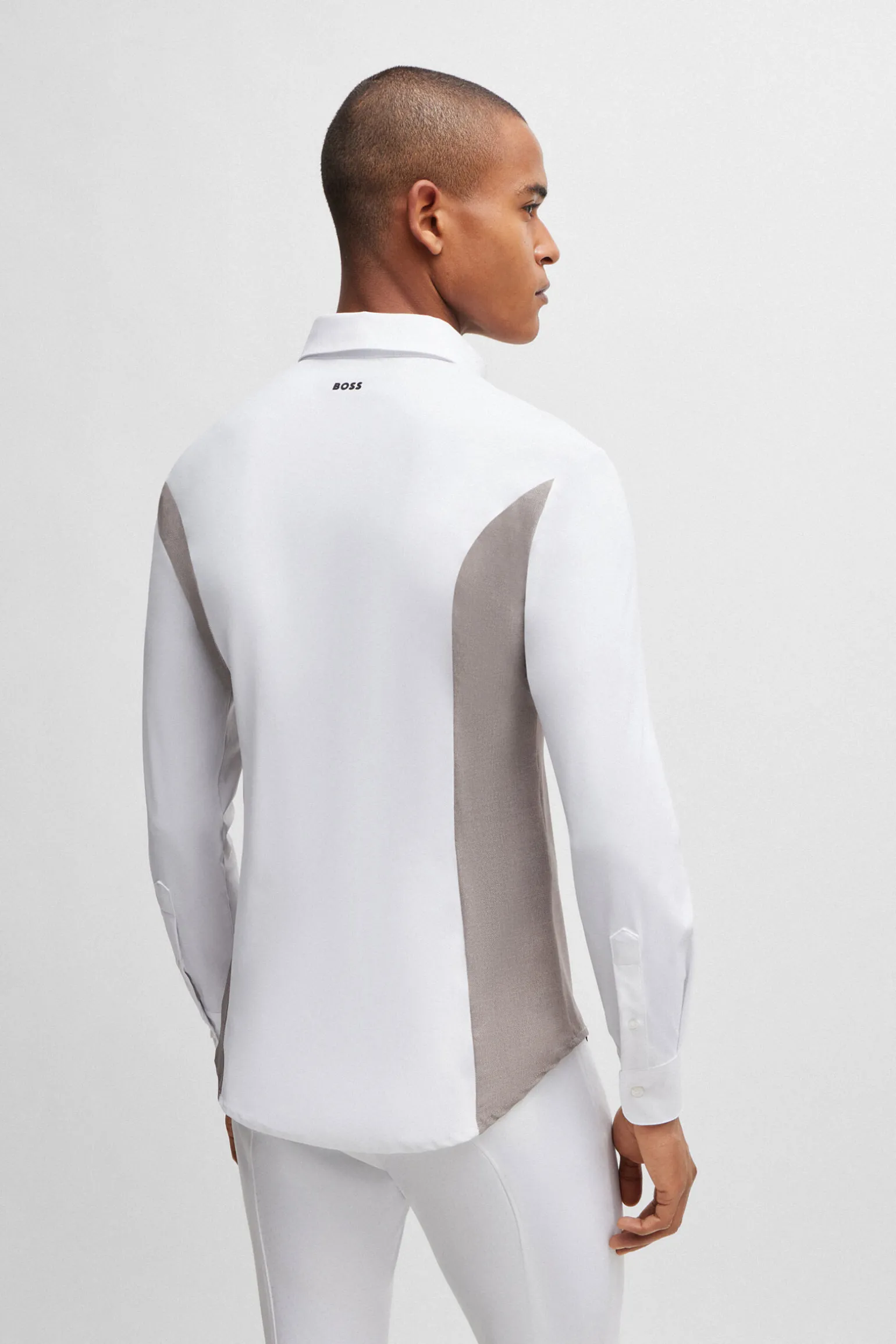 Boss Norman show-skjorte med sidepanel