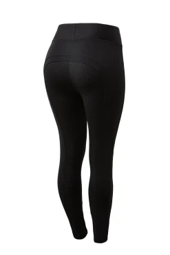 Horze Active helforsterket vinterridetights med silikon, dame