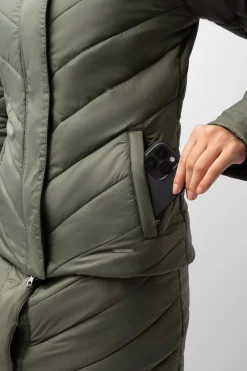 Horze Aurora fôret parkas ridejakke med avtakbar skjorte til dame