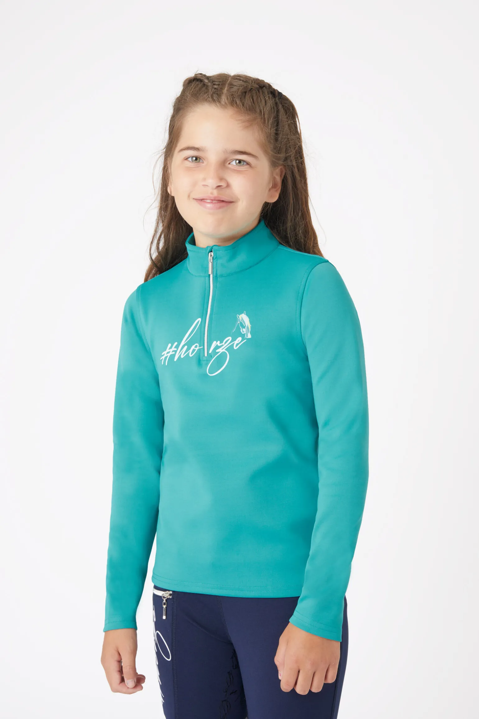 Horze Cosma funksjonell langermet genser til barn