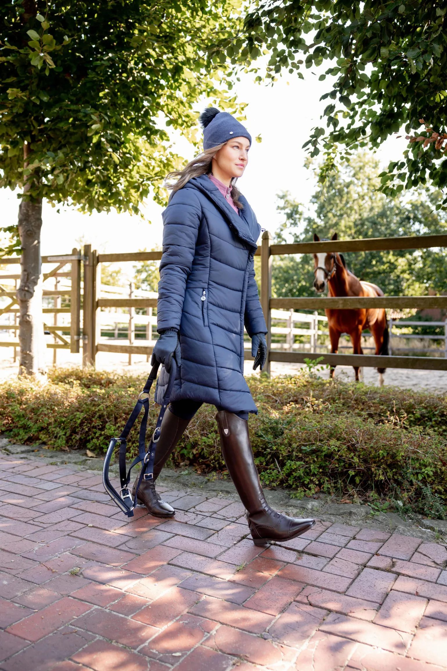 Horze Edith lang vattert kåpe