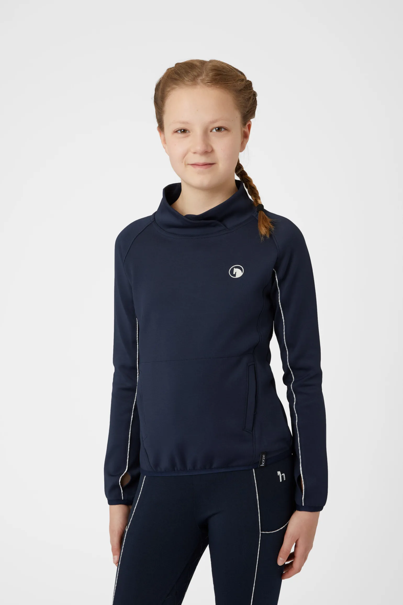 Horze Ella funksjonell treningsskjorte, barn