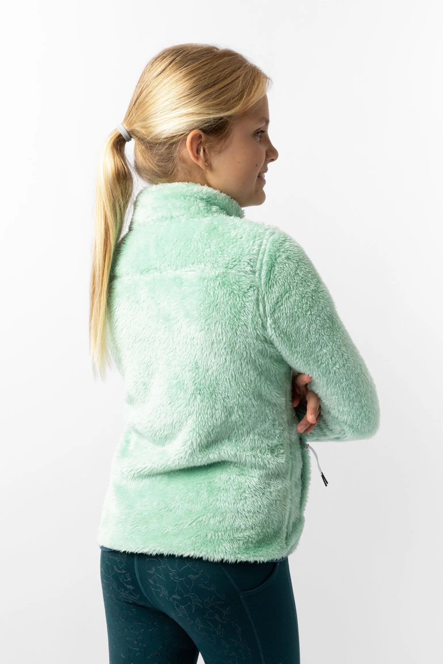 Horze Elsa Barne fleece-ridejakke