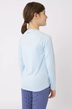 Horze Flora funksjonell langermet genser til barn