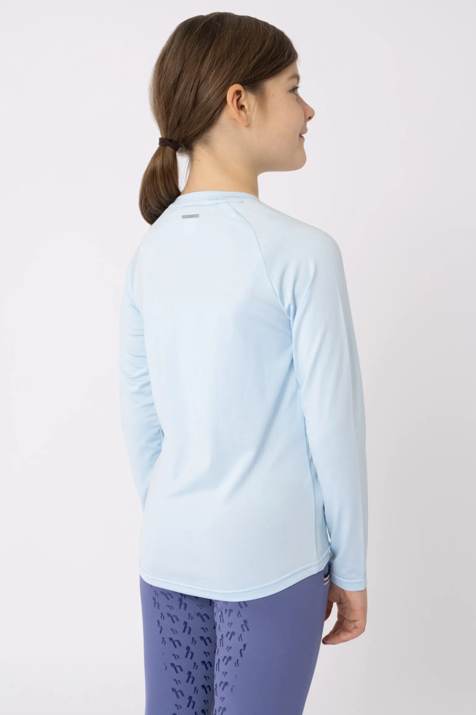 Horze Flora funksjonell langermet genser til barn