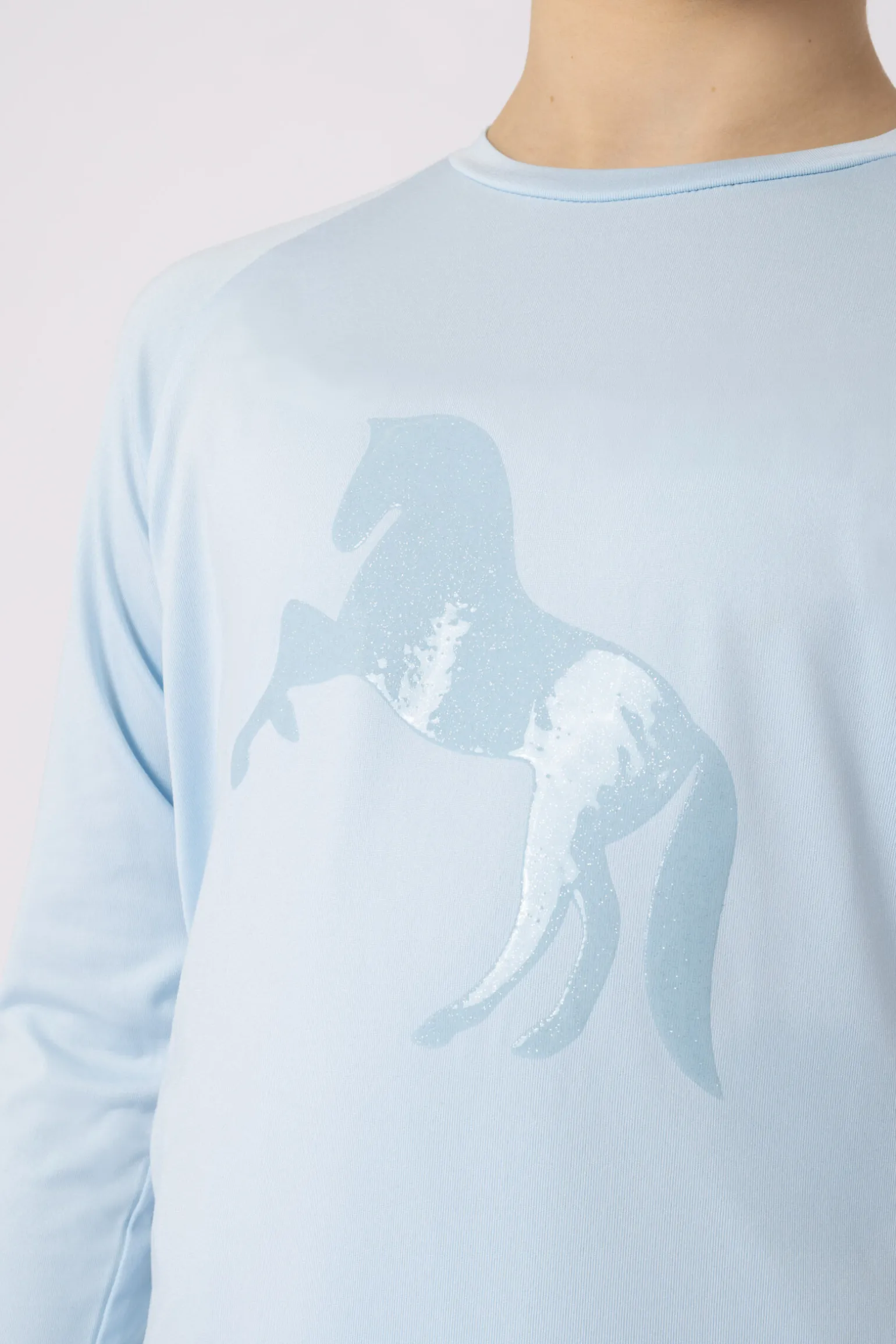 Horze Flora funksjonell langermet genser til barn