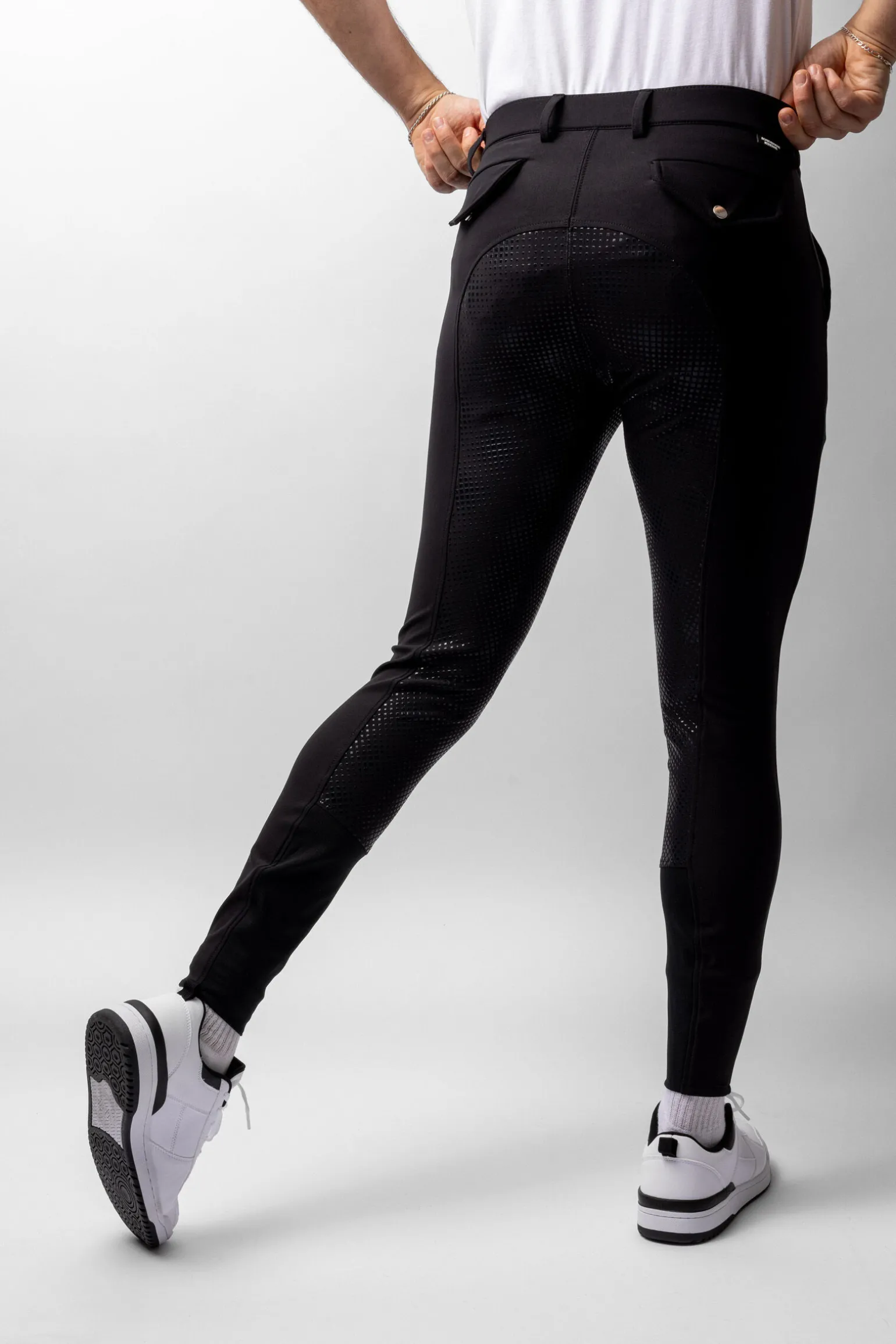 Horze Grand Prix helforsterket ridebukse med silikon, herre