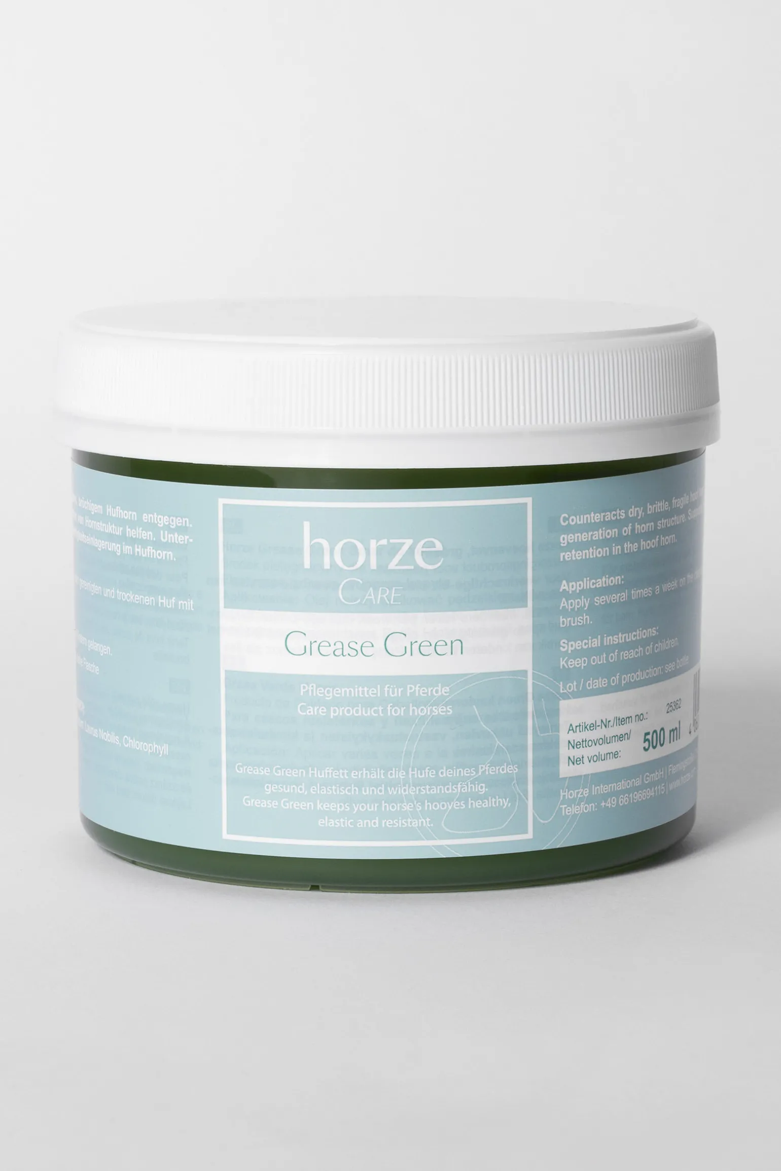 Horze Grease Green, 500 ml