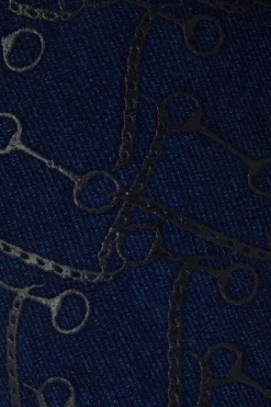 Horze Kacy helforsterket denim thermo ridebukse, dame