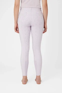 Horze Kaitlin helforsterkede ridebukser med blomsterdetaljer, dame