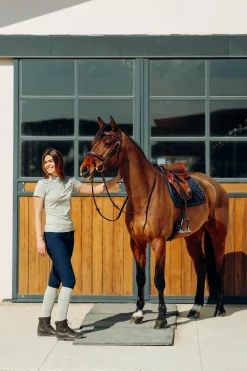 Horze Kaitlin kneforsterkede ridebukser med blomsterdetaljer, dame