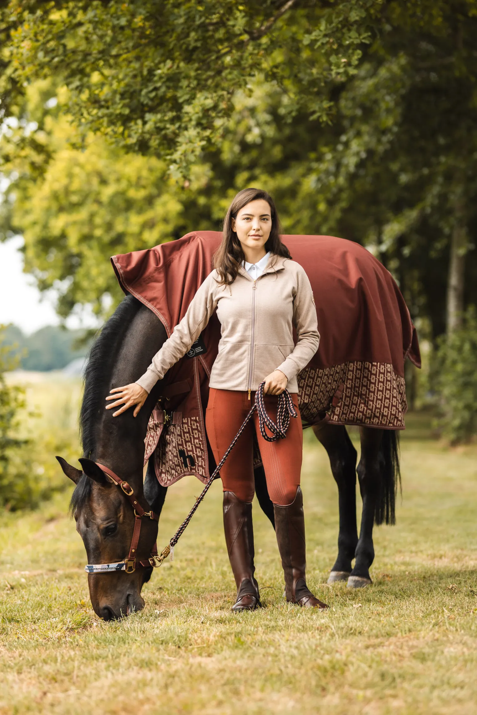 Horze Lea treningsgenser med hette til dame