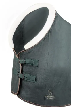 Horze Leighton Teens Collection svettedekken i fleece med pelskrage