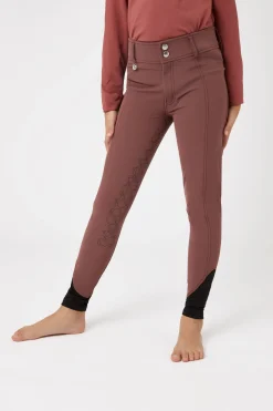 Horze Leighton Teens helforsterkede ridebukser med silikon og telefonlomme