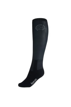 Horze ridesokker med tynt skaft og trykk