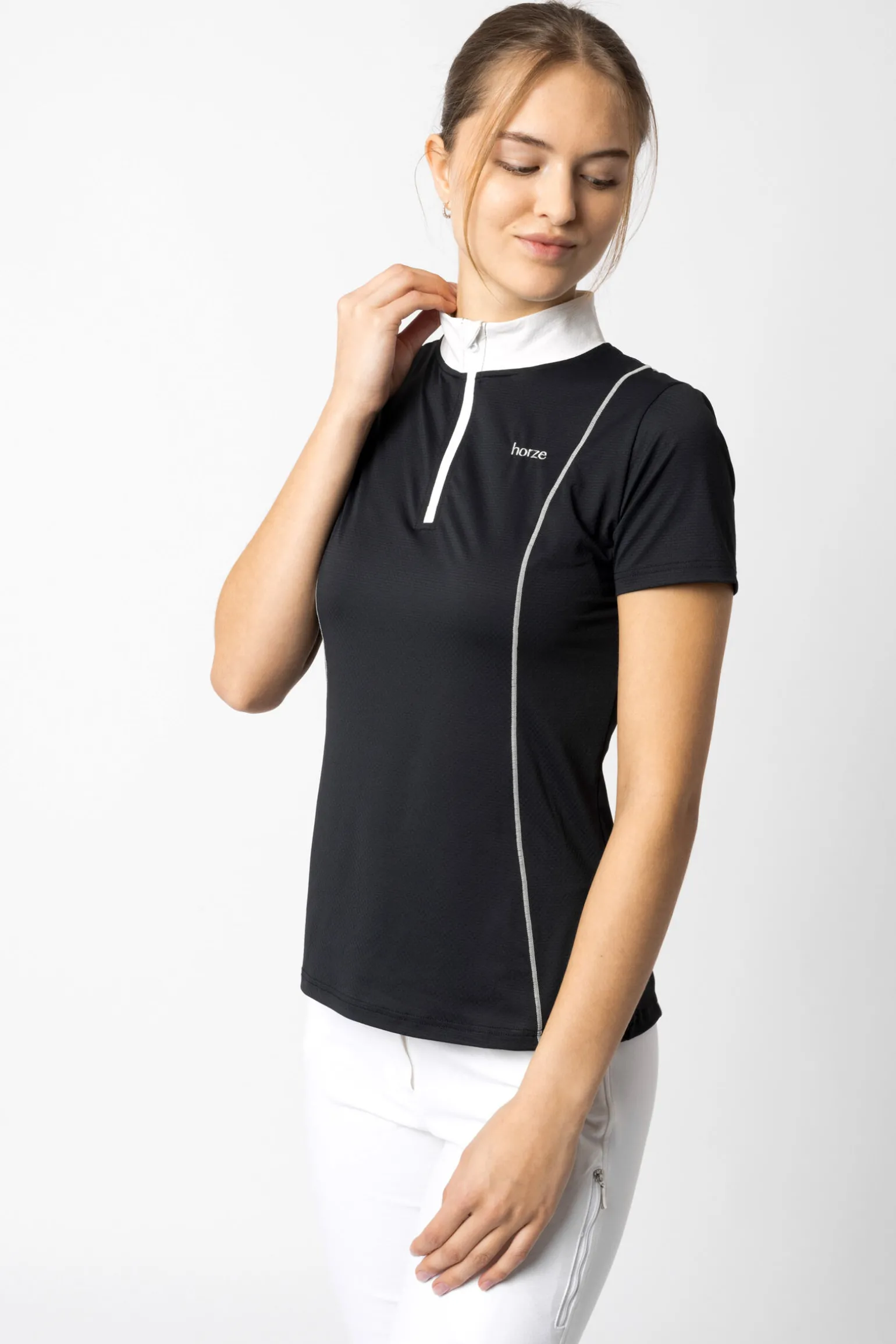 Horze Ryleigh stevneskjorte til dame