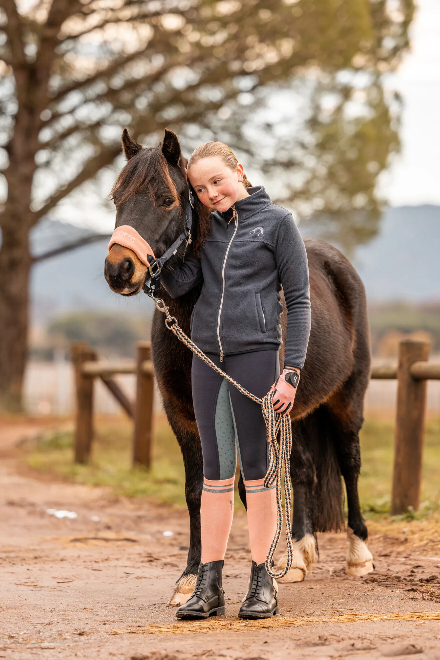 Horze Sadie fleecejakke til barn