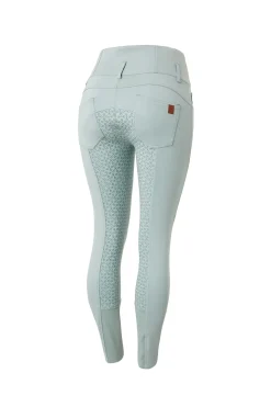Horze Tara helforsterkede ridebukser med høyt liv og silikon, dame