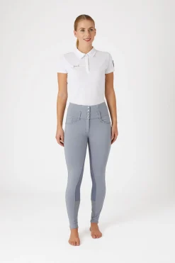 Horze Tara ridebukser med høyt liv, helforsterket med lær, dame