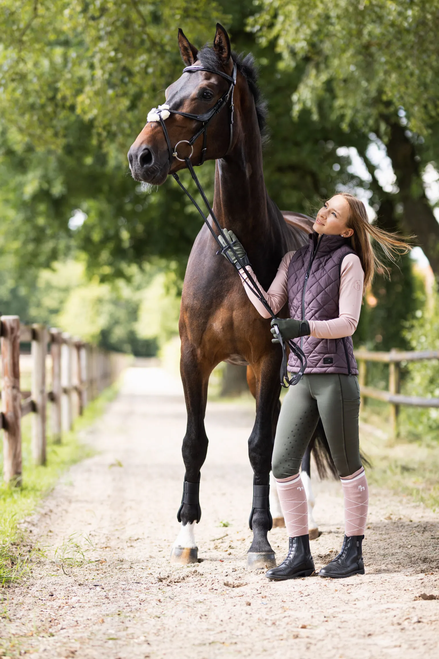 Horze Young Rider NAIA fôret ridevest, dame