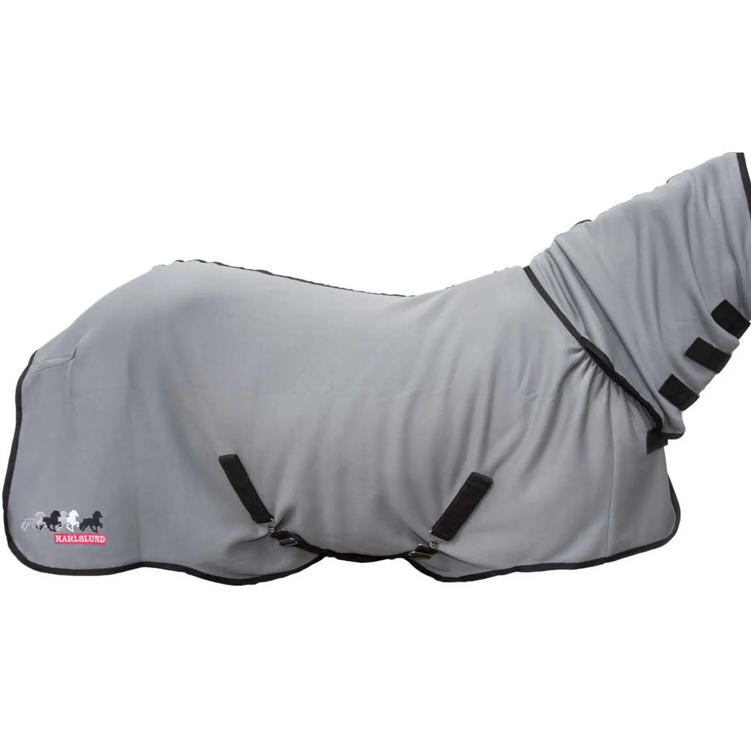 Karlslund hurtigtørkende fleecedekken med hals