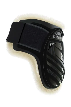 Kentucky Horsewear Vegan bakbeinsbelegg til unghest med saueskinn