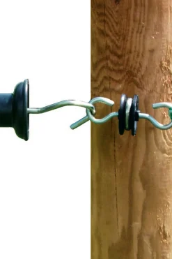 Kerbl Farm Patrol grindhåndtak-isolator, galvanisert, 10 kroker