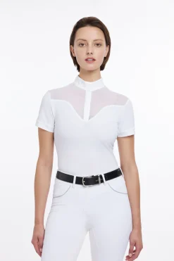 LeMieux Emily kortermet stevneskjorte for kvinner