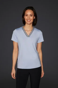 Mountain Horse Active Stripe T-skjorte for kvinner