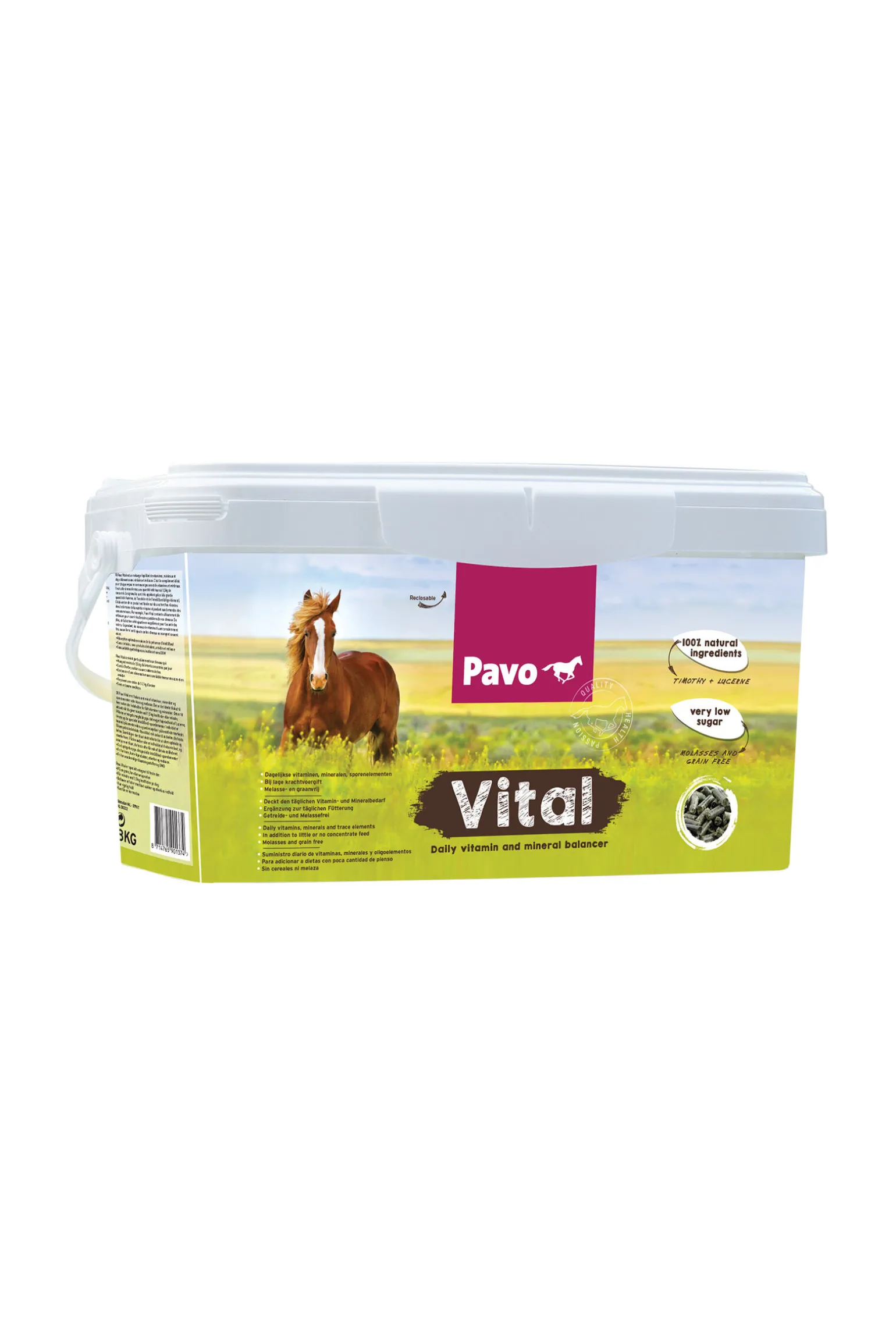 Pavo Vital, 8 kilo