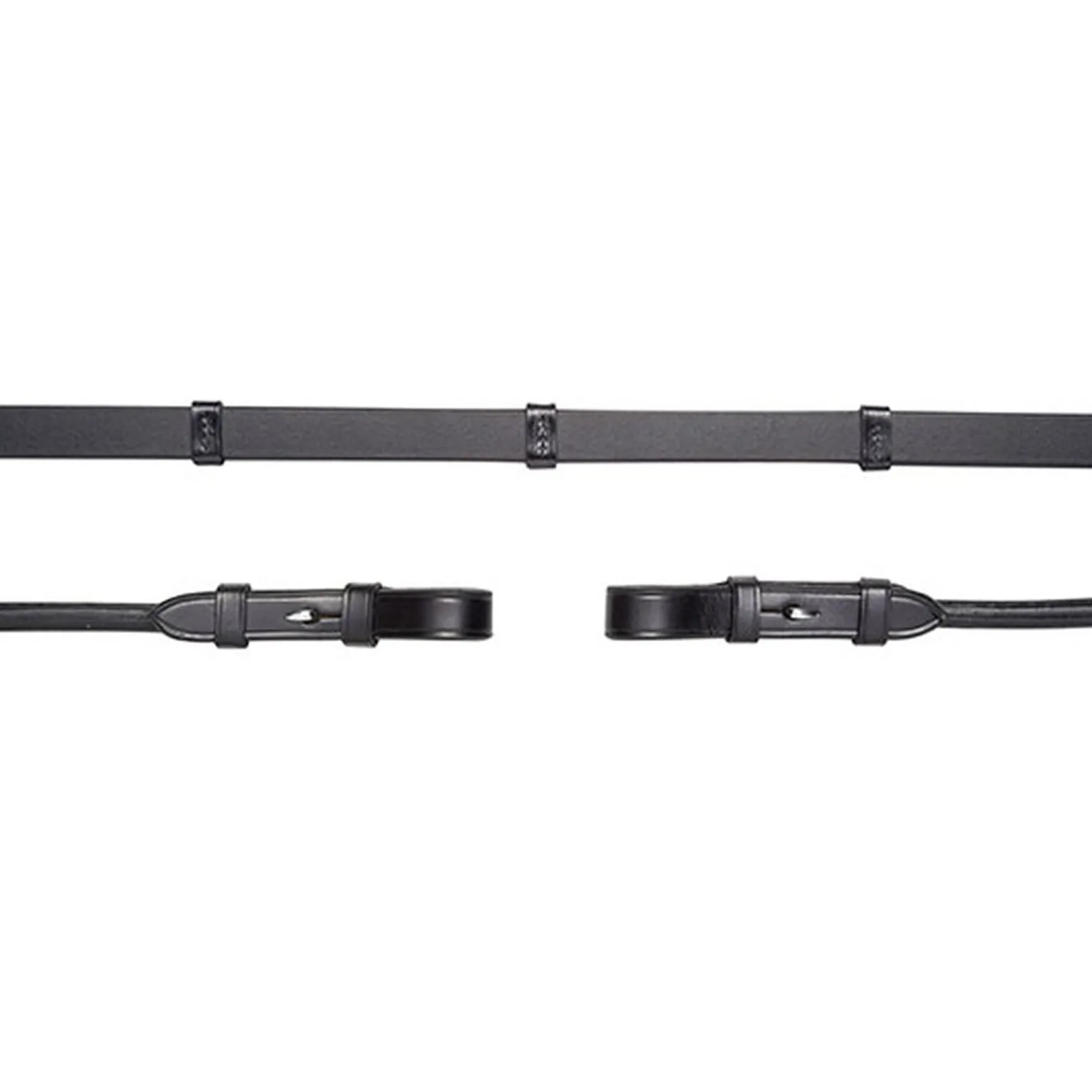 Schockermöhle Sports lærtøyler, krok&spenne, m.stopper, rundsydde t