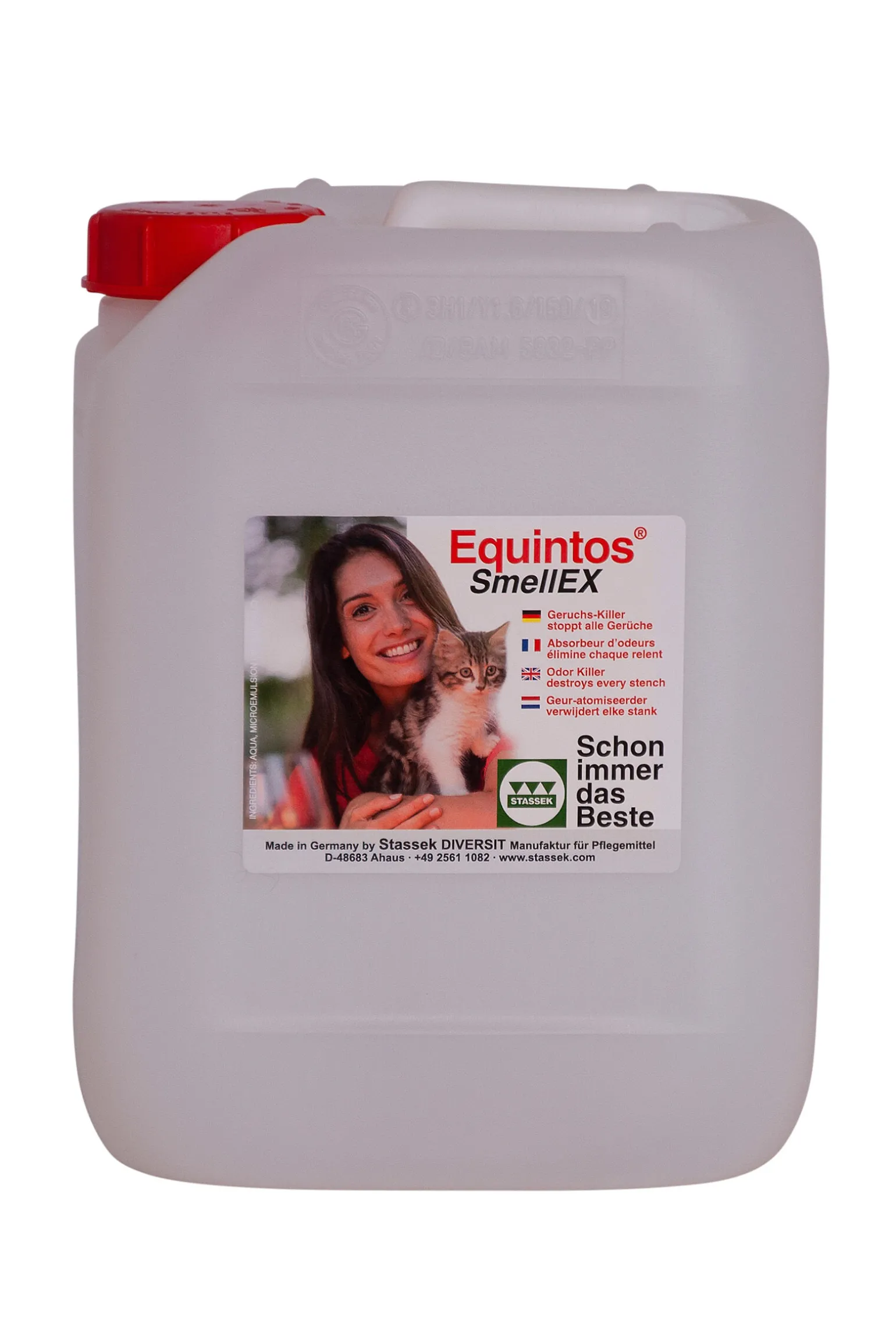 Stassek Equintos Smellex luktfjerner, 2 liters