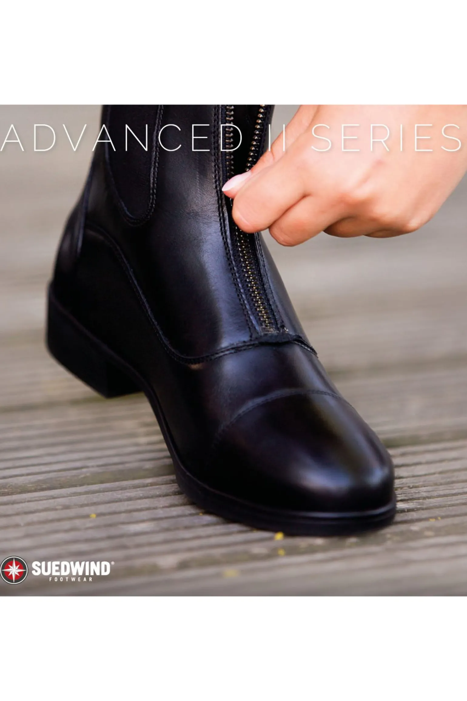 Suedwind Footwear Advanced II FZ Jodhpur-støvler, frontglidelås