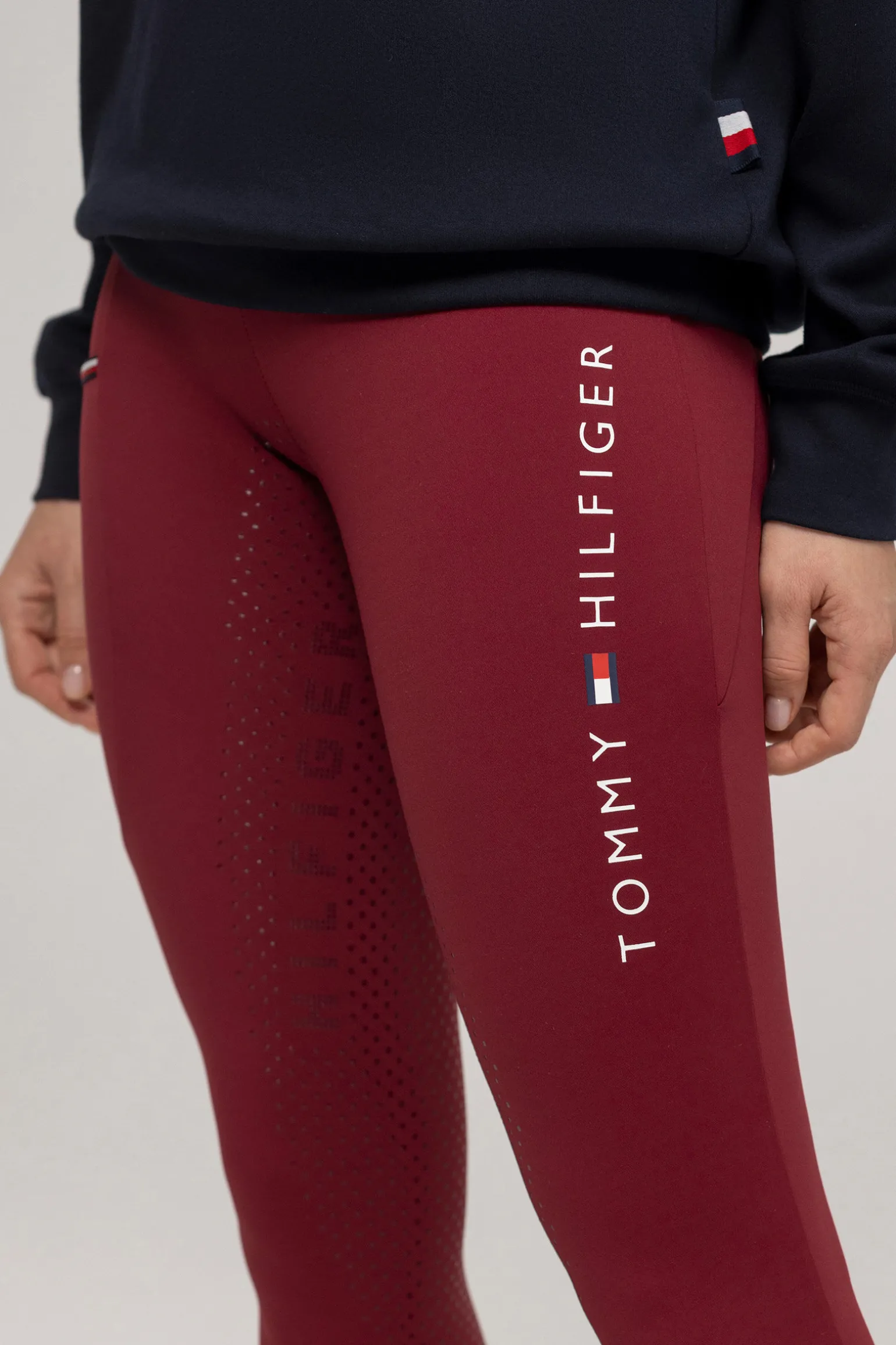 Tommy Hilfiger Equestrian Elmira Vinter-Ridign-tights med full grep for kvinner