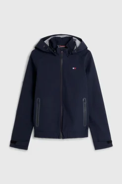Tommy Hilfiger Equestrian vanntett bomberregnjakke for kvinner
