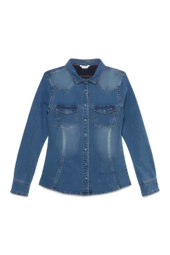 Tommy Hilfiger Equestrian Woodside Stretch Denim skjorte