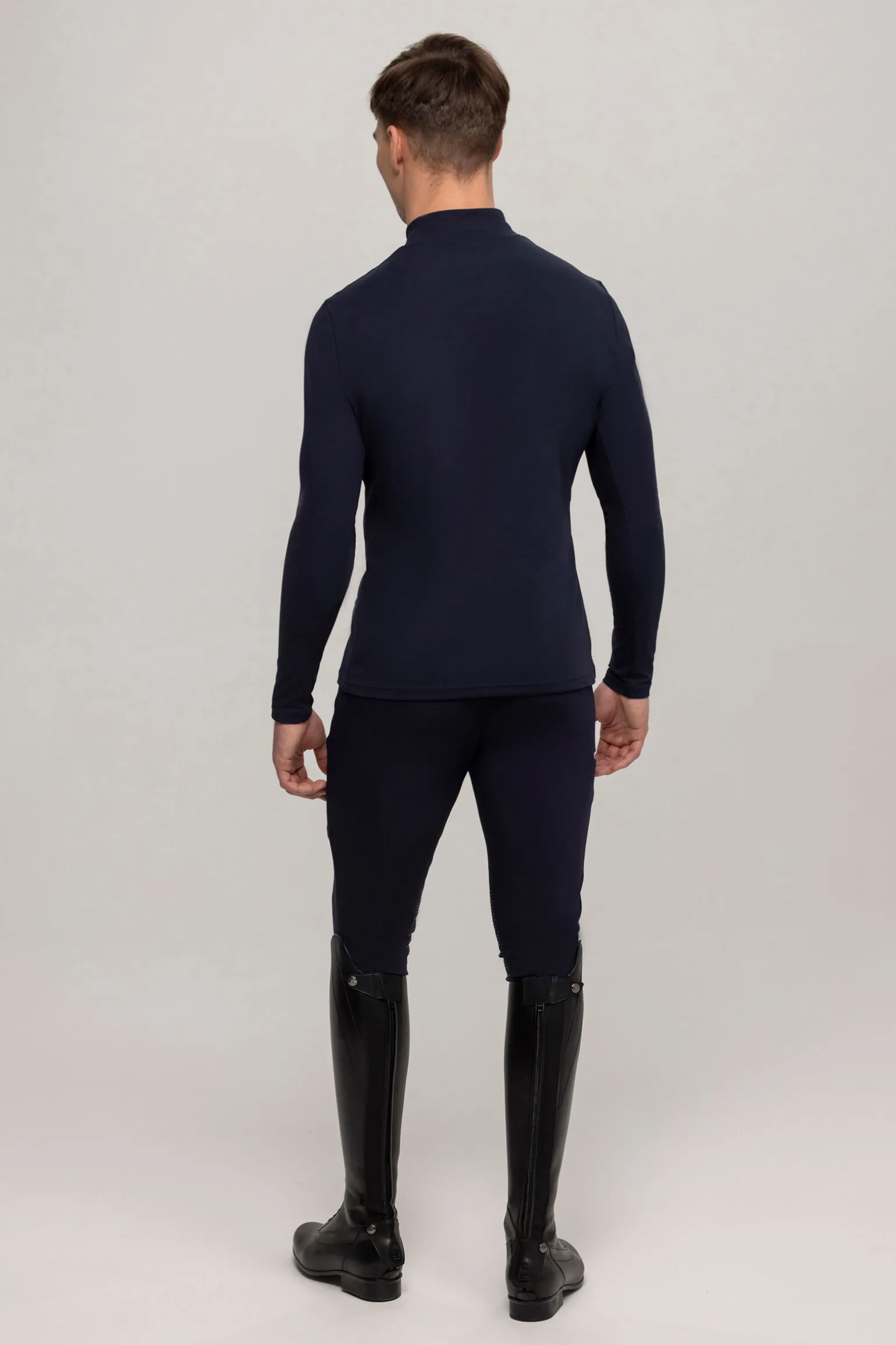 Tommy Hilfiger Equestrian Phoenix herre langermet skjorte med høy hals